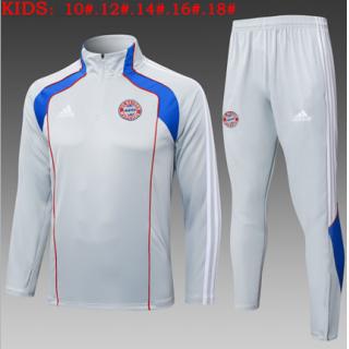 Chándal Bayern Munich 2025/26 ( Gray Half Zipper) - NIÑOS